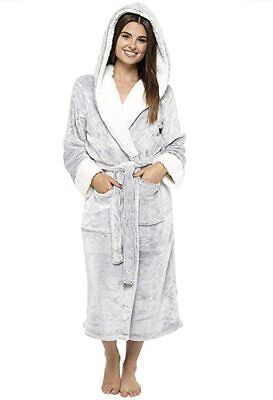 PEIGNOIR A CAPUCHE Femme Super Doux Robe de Chambre en Polaire idée