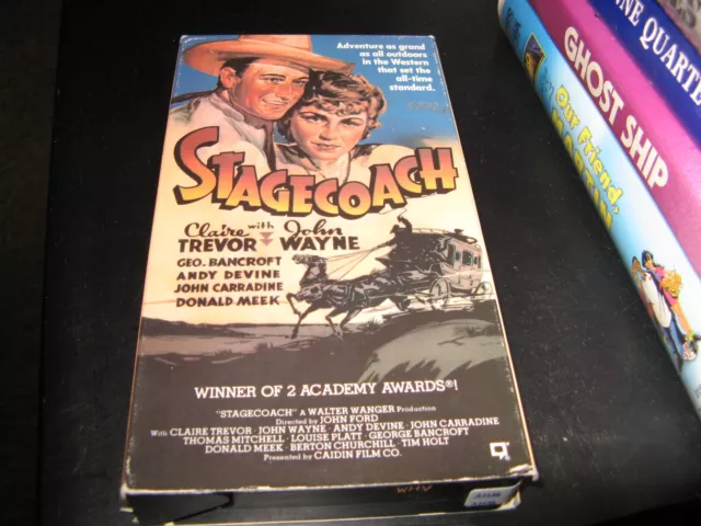 Stagecoach-John Wayne-Claire Trevor-Donald Meek