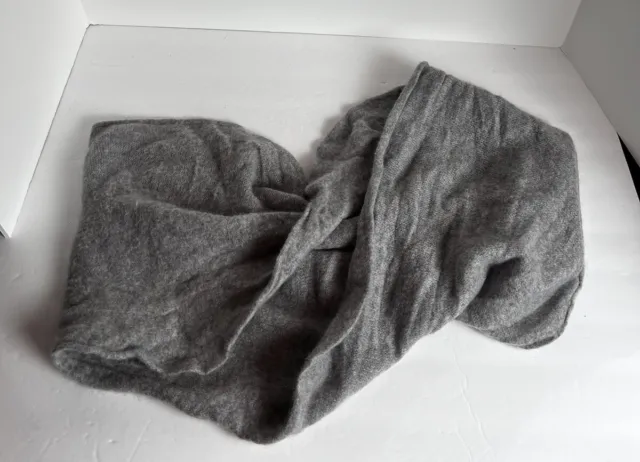 Apt. 9 Infinity Scarf Gray 100% Cashmere Infinity Scarf