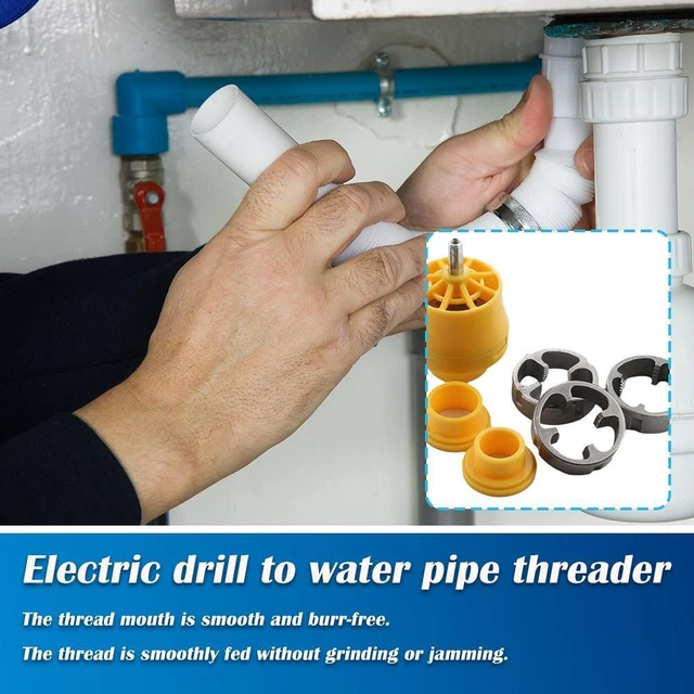 THREAD MAKER TOOL For Electric Drill ,Plastic Pipe Threader Set,Pipe ...