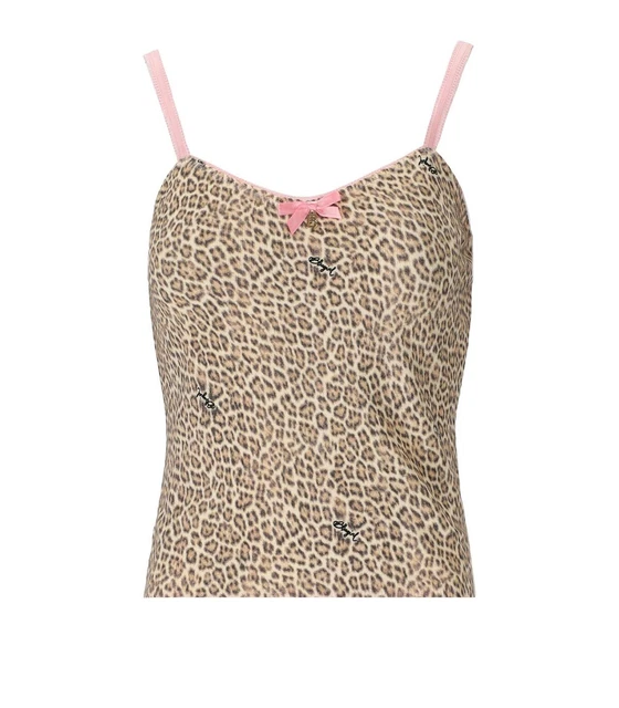Top Leopardato Blugirl Tops Donna Marrone