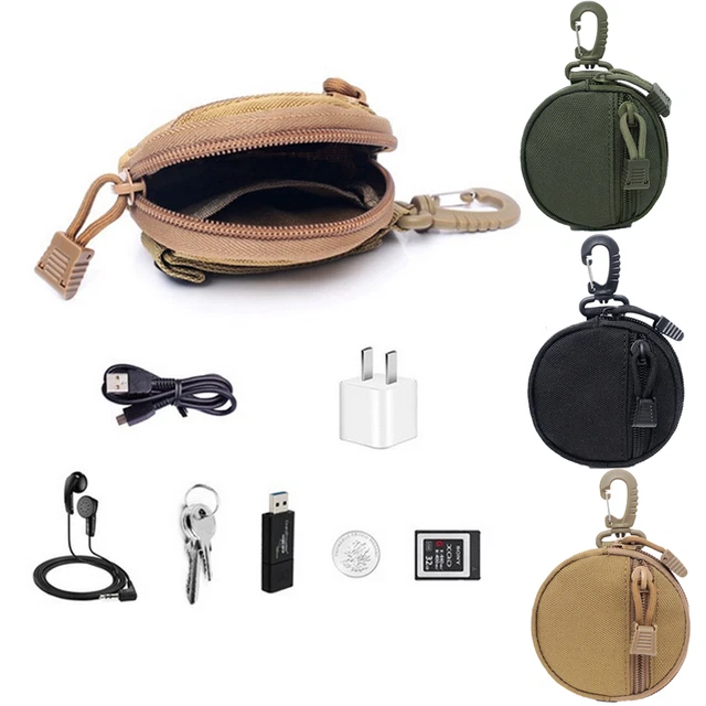 Coins Purse Tactical Mini Key Wallet Pocket Waist Belt Bag EDC Pouch Mini Bag US