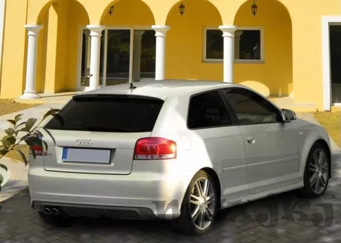 Rear Lip Spoiler / Splitter (S3 Look) for Audi A3 8P 3 Doors (2005- 2008)