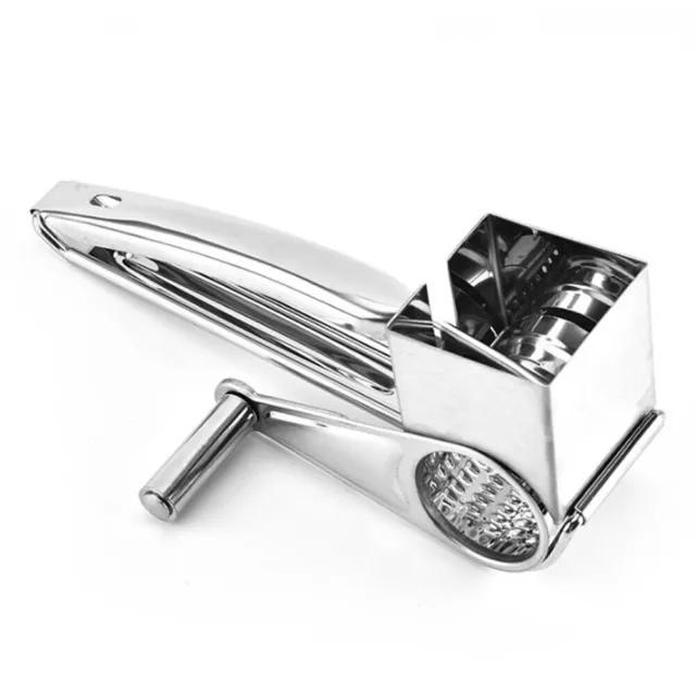 Rallador de queso giratorio de acero inoxidable manivela manual trituradora de jengibre herramienta de cocina