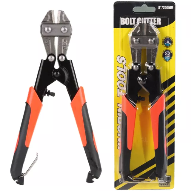 Mini Wire Cutters 8" Heavy Duty Small Bolt Cutters Electricians Tool Pliers Grip