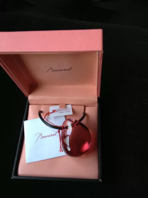 Laurent Perrier Rose Champagne Baccarat Crystal Pendant Bnib Great Gift Idea 3