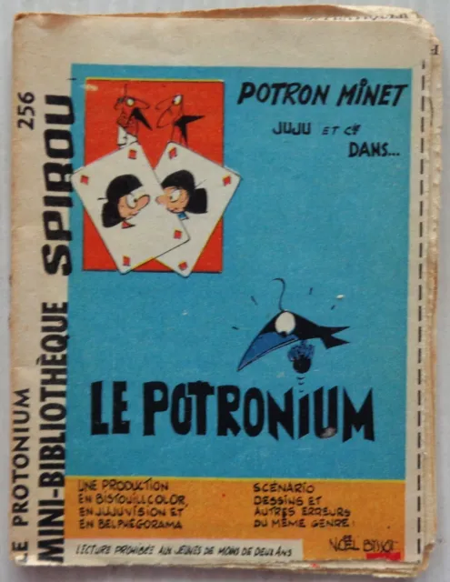 Mini Story No 256 The Potronium Spirou No 1400 Bissot 1965