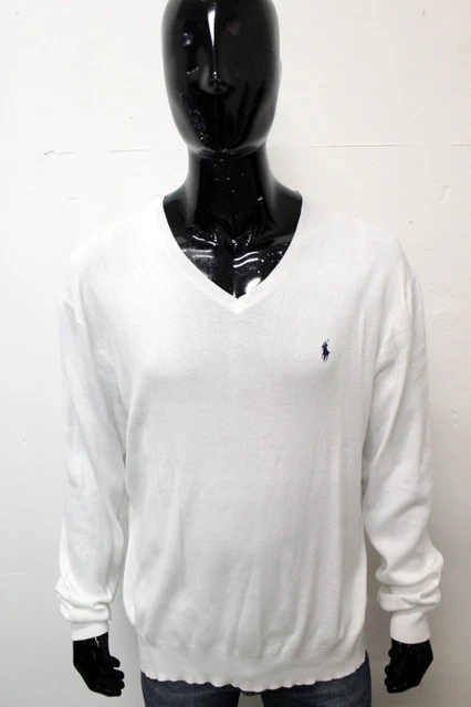 Maglione Polo Ralph Lauren Uomo Taglia 2XL Maglioncino Sweater Pullover Pull