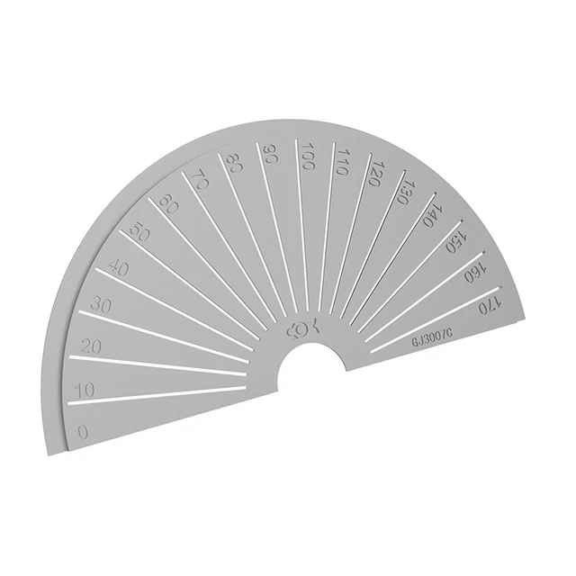 Scribing Template Ruler for Character Model Angle Measurement Drawing Model