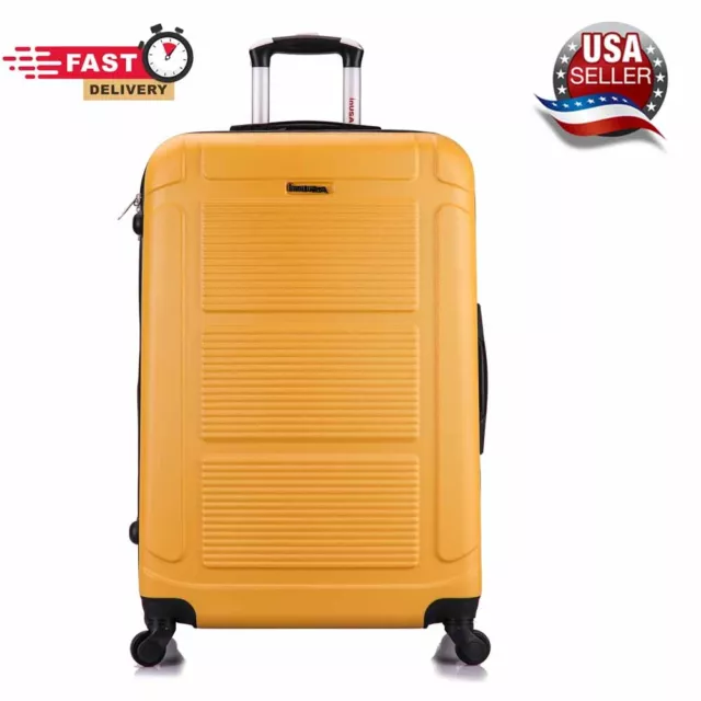 28"Lightweight Hardside Spinner Luggage 360º Wheels Expandable Travel Suitcase