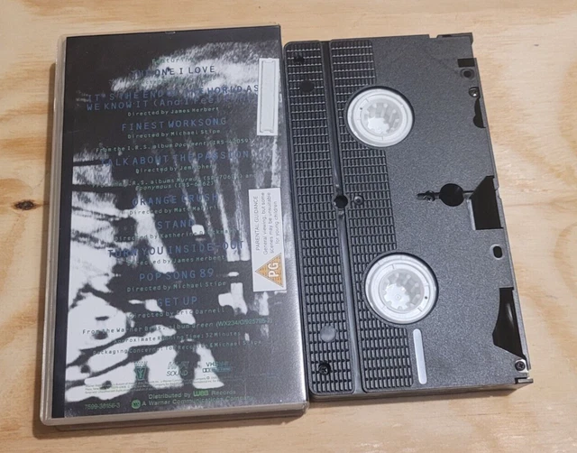 VINTAGE RARE 1993 REM POP SCREEN VHS Tape UK 1990 Music Videos 7 50 vintage-rare-1993-rem-pop-screen-vhs-tape-uk-1990-music-videos-7-50
