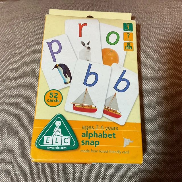 EARLY LEARNING CENTRE ELC Giant Alphabet Snap Cards £2.87 - PicClick UK
