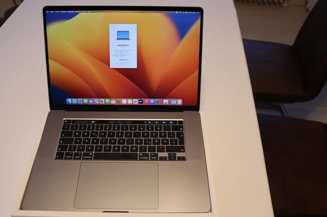 Apple MacBook pro 16" con sistema operativo Ventura (512 GB, core i7, 16 GB RAM) - TOP