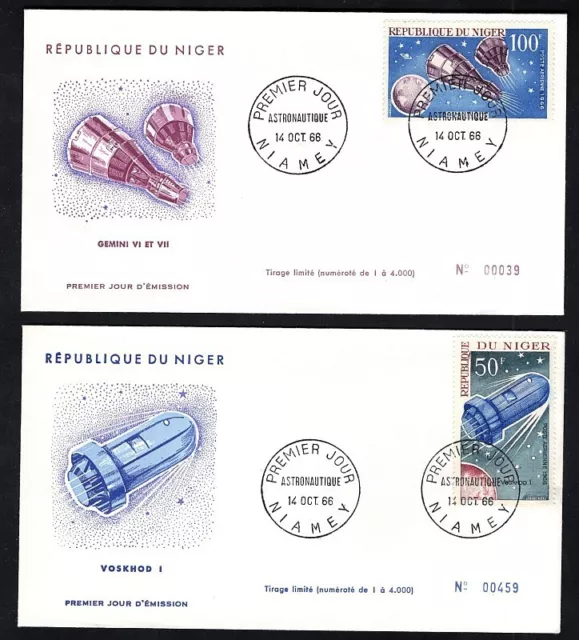 NIGER - Space Travel - First Day Letter / FDC - 005