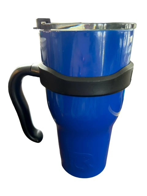 RTIC 30 oz Tumbler Hot Cold Double Wall Vacuum Insulated 30oz Blue with Handle.
