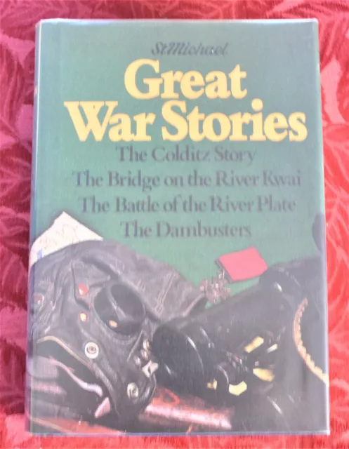 Great War Stories, Colditz, River Kwai, River Plate, Dambusters, Like new HB/DJ