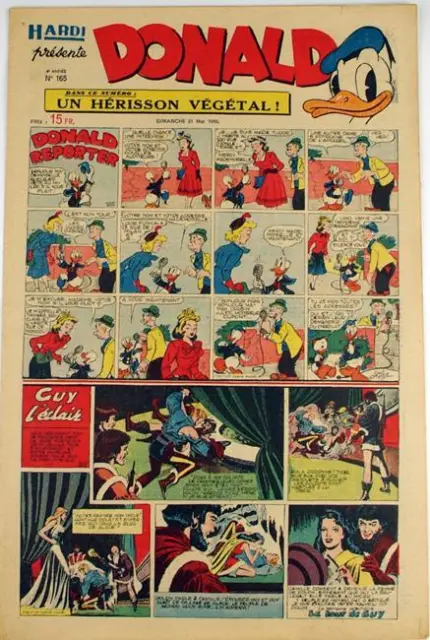 Hardi presente Donald franz. Donald Zeitung No.165 1950