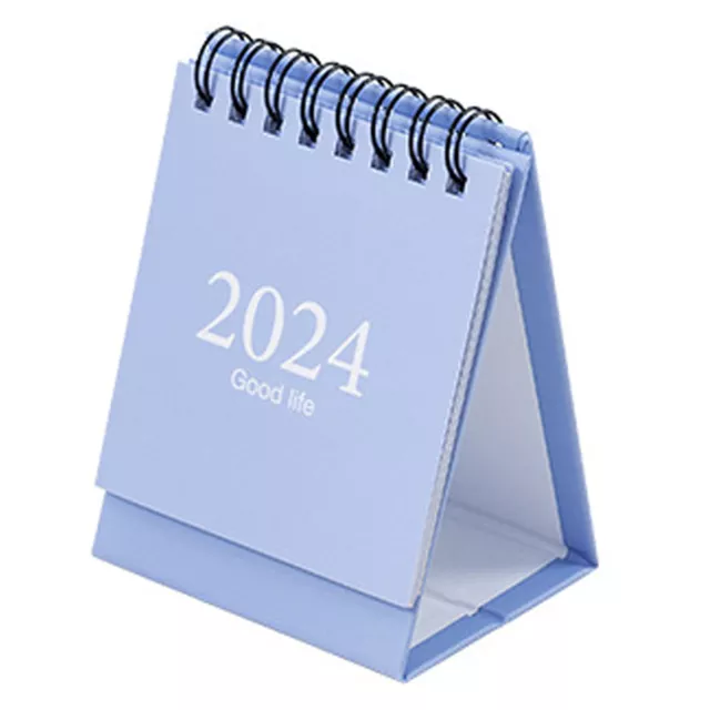 Appointment Planner Birthday Gift Calendar 2024 Mini Desk with Spiral Coil