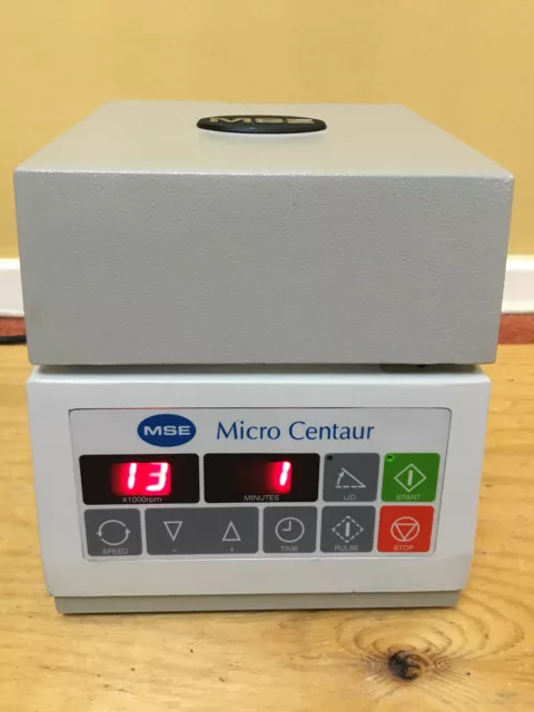 MSE micro centaur centrifuge 12,14 and 18 position rotor