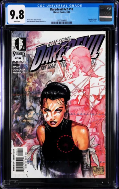 DAREDEVIL 1998 2nd Series #10 CGC 9.8 W/P🥈2nd APPEARANCE OF ECHO (MAYA LOPEZ)🥈