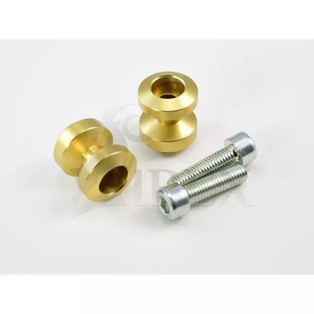 Bobbins Racingadapter Ständeraufnahme für Montageständer M8 gold Alu eloxiert