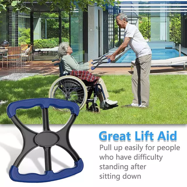 Stand-up Assist Rod Comfortable Pull Handles Bar for Elderly Patient Disabled