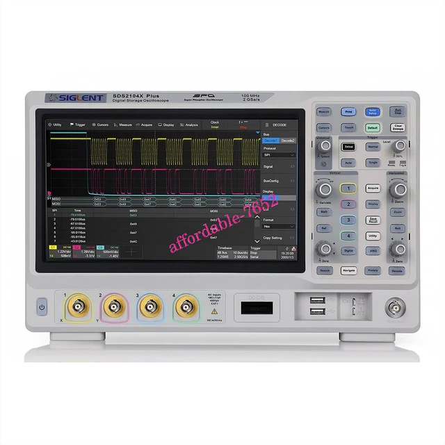 NEW SIGLENT SDS2104X Plus 4 Channel Digital Super Phosphor Oscilloscope