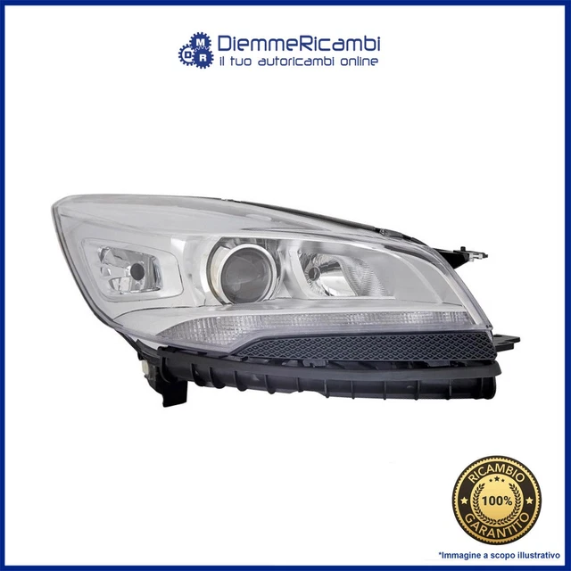 Phare Avant Droit Blanc Manuel 95535309 Pour Citroën C15, Visa - Compatible Left-Hand Drive