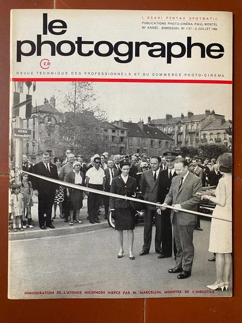 Revue PHOTO CINEMA Juin 1966 NADAR - NIEPCE - HEURTIER S 8 - Pubs FOCA - KODAK