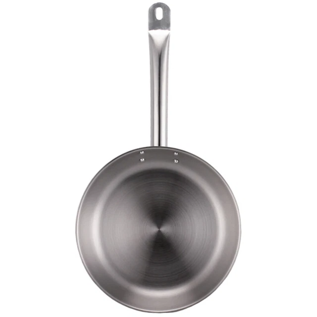 Sartén de cocina de inducción de 20 cm sartén de acero inoxidable sartén utensilios de cocina AL6