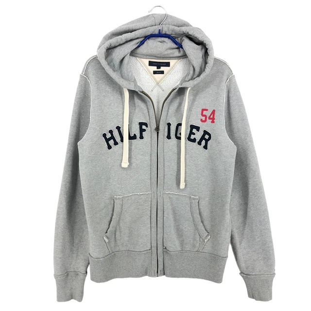 Tommy Hilfiger Uomo Slim Fit Cerniera Intera Maglione Cardigan Taglia L