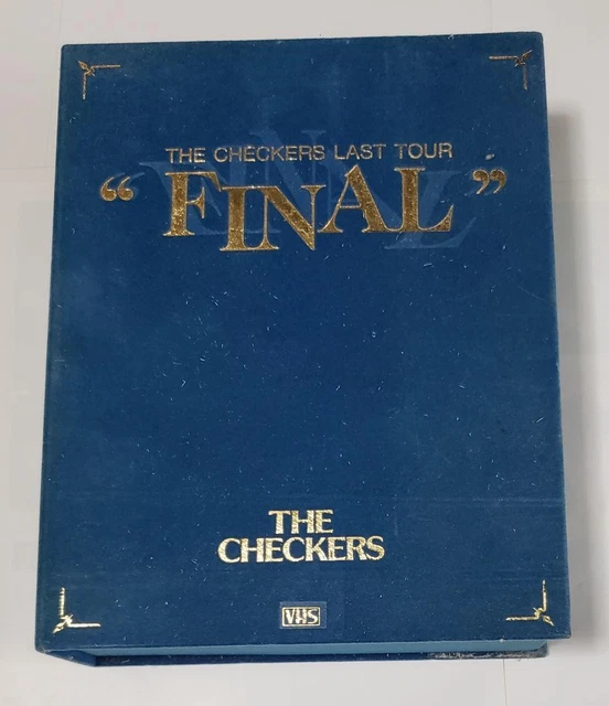 The Checkers  FINAL VHSビデオ THE CHECKERS LAST Tour Final Vhs $132.76 - PicClick CA