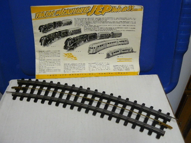 Lot De Rails Courbes JEP échelle 0 – Traverses Plastique – Pièces à Nettoyer