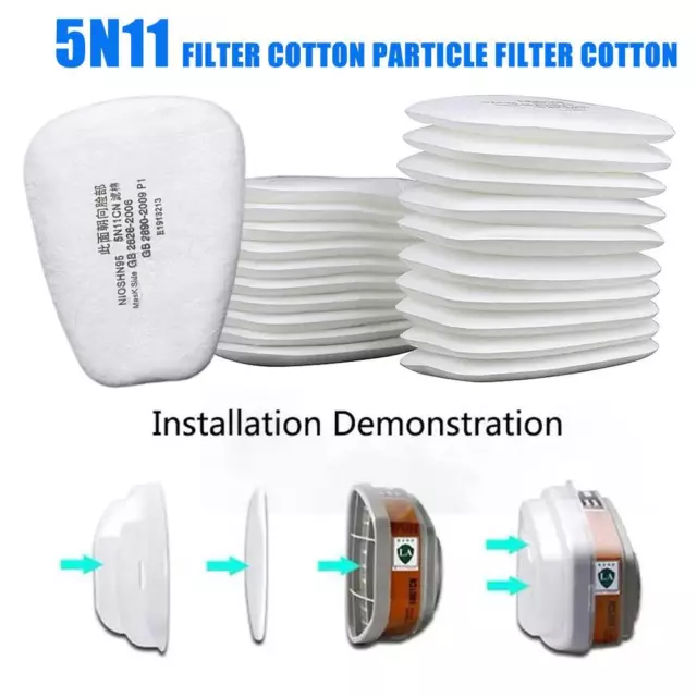 Filtro antiparticolato 5N11 - Compatibile con 5P71, vernice spray antipolvere 2 pezzi uks
