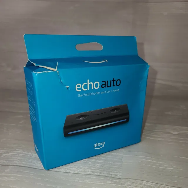 Amazon Echo Auto Smart Car Speaker with Alexa BRAND NEW SEALED Damage Box