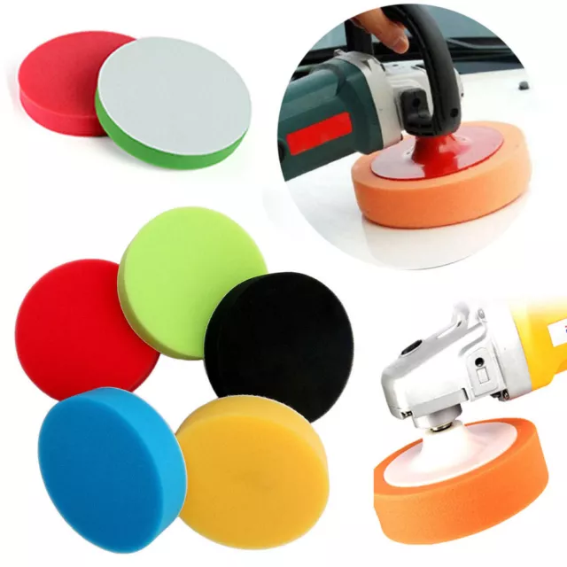 5X 4inch Car Polishing Auto Polisher 150mm Pads Polish Pad Buffer Waxing Sponges