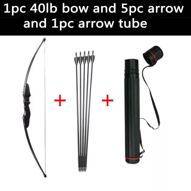 Bow and Arrow Recurve Bow Take Down LongBow 30Lbs/40Lbs