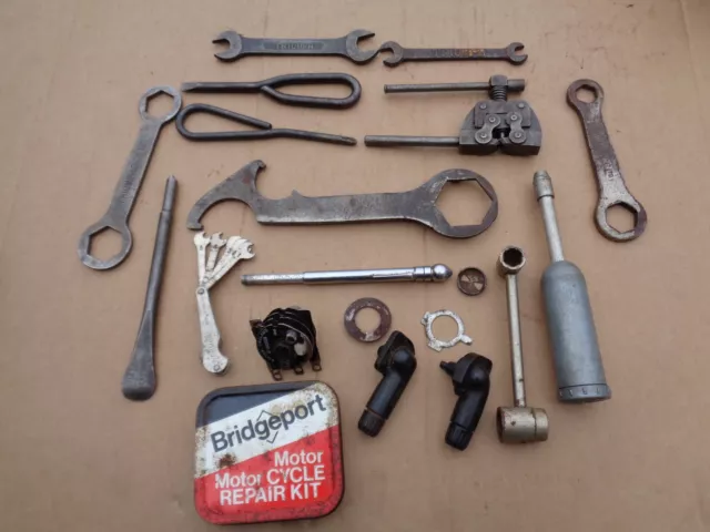 Vintage Triumph T100, T110,T120  pre unit tool kit items