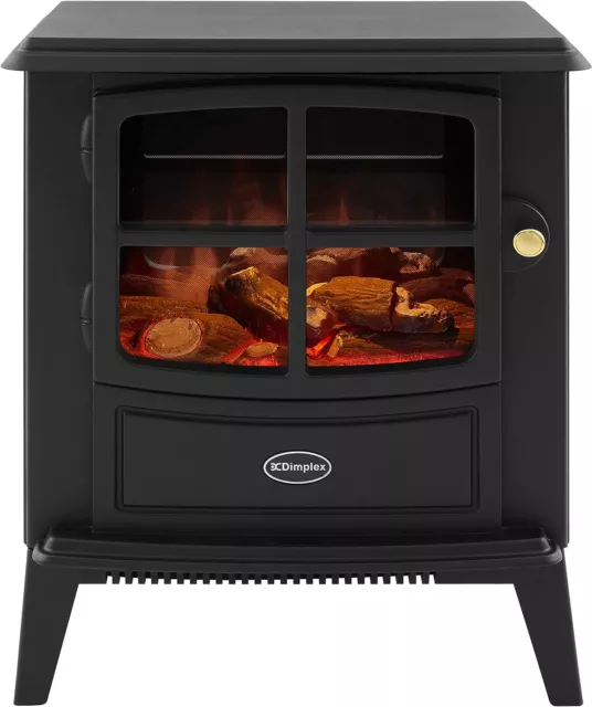 Dimplex Brayford 2kW Electric Stove, Optiflame Effect, Freestanding, Adjustable