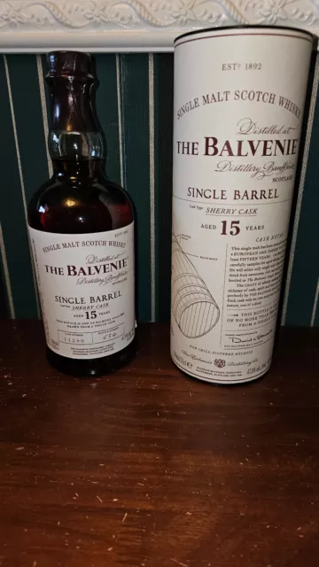 Balvenie Single Barrel 15 Years,  Sherry Cask, Single Malt Scotch Whisky