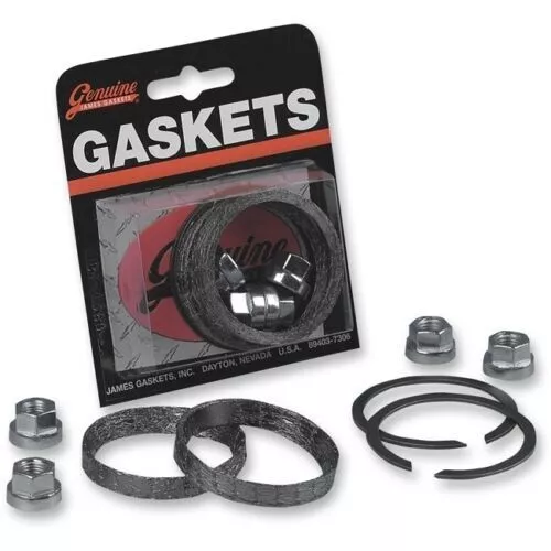 Set Gaskets Exhaust Graphite 65324-83 65325-83A for Harley Davidson