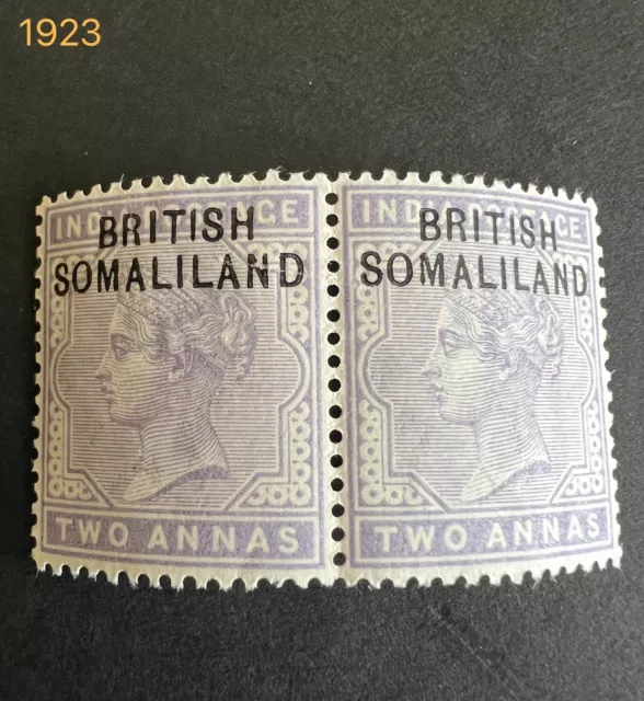 British Somaliland Stamps 2a India Ovpt 1903 Pale Violet MNH