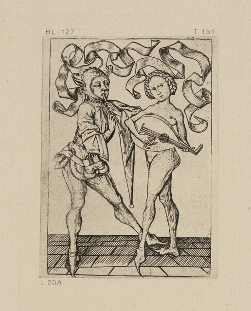 Dopo monogramma MEISTER ES (*1450), musicista sciocco di corte Reichssdruck, Repro
