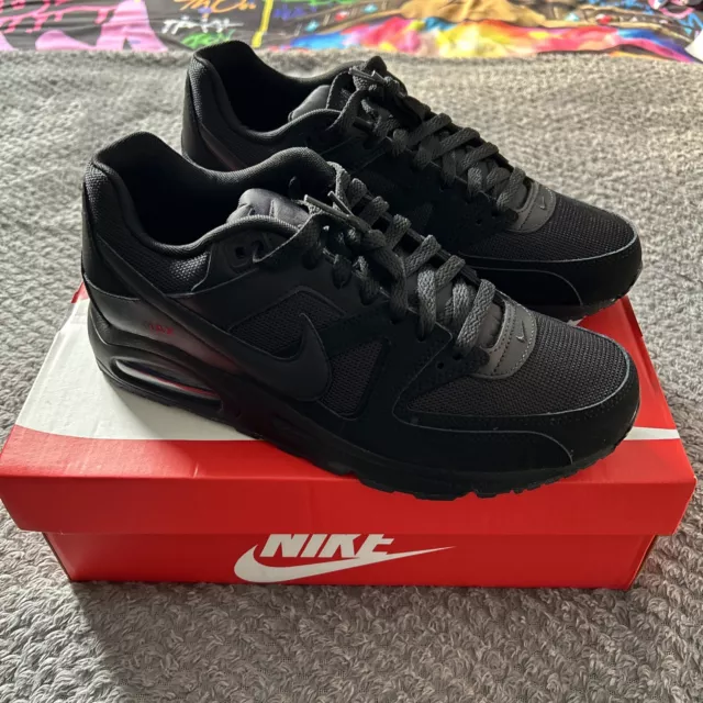 Nike Air Max Command Low Triple Black SIZE 10 UK