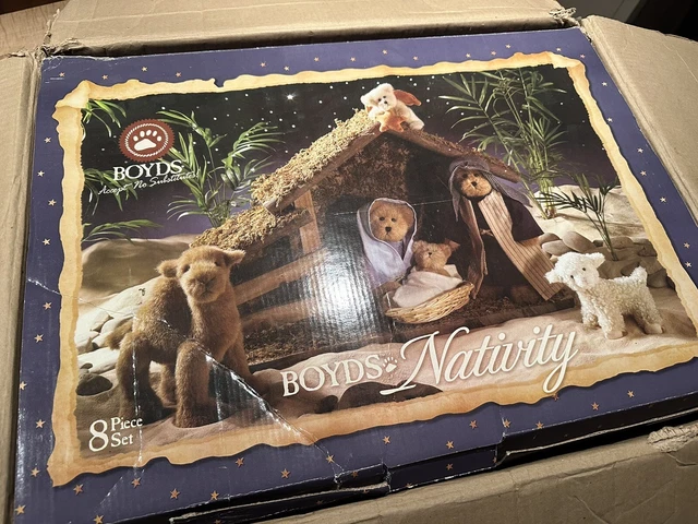 Boyds bears store plush nativity set