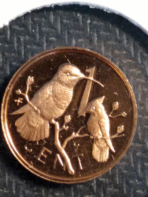 1974 British Virgin Islands One Cent Proof