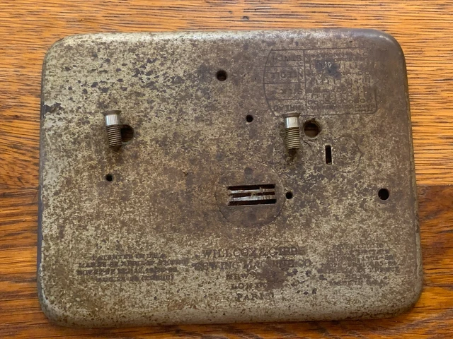 1901 Willcox Gibbs Chain Stitch Sewing Machine Part, Complete Cloth Plate & Nuts