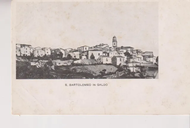 Cartolina S. Bartolomeo In Galdo Panorama No Vg