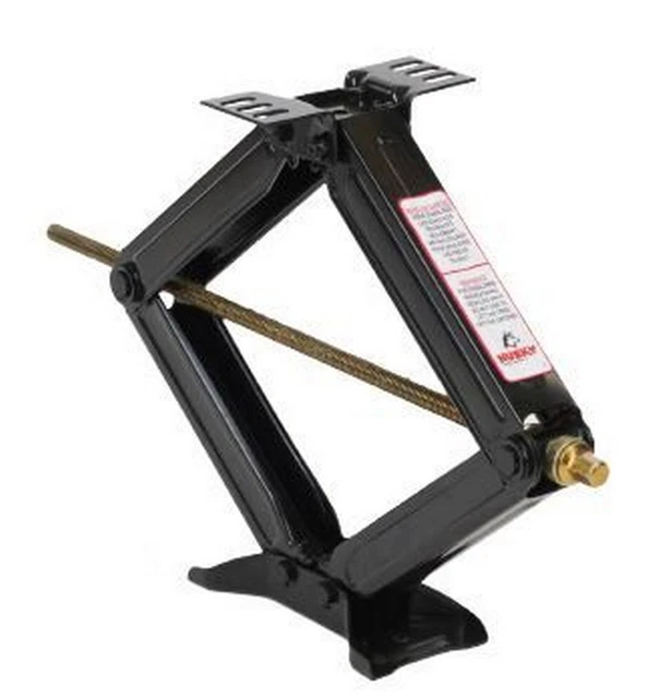 Husky Towing 88121 Stabilize RV Frame Man Sqr Brackets 5K Wt Cap Scissor Type Bl