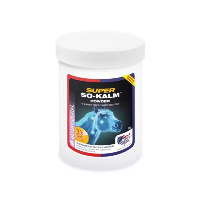 Equine America Super So Kalm Powder 908g. Horse Calmer With Magnesium & Calcium